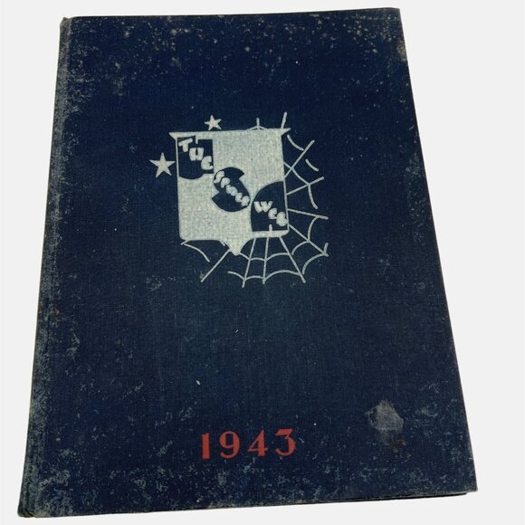 Vintage 1943 The Spider Web Yearbook Concord High School w/ Commencement Program - Picture 2 of 10